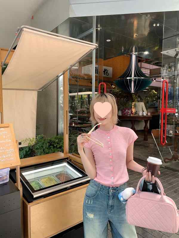 カーディガン 女性用 春夏 無袖 ポロカラー ピンク系 綿混 PVC 修身 針織 薄手 ゆったり 貝殻ボタン 単品 セットアップ 私服 レイヤード トップス 軽量 通勤 普段使い カジュアル かわいい 爽やか シンプル ビッグシルエット 伸縮性 吸湿速乾