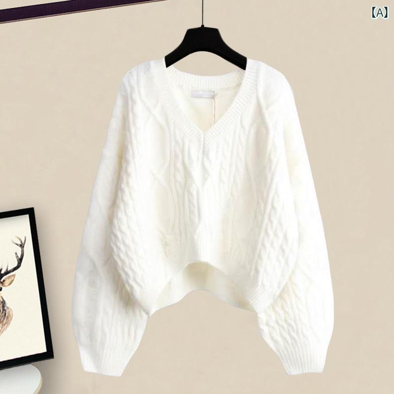 セットアップ レディース デニムパンツ ニット トップス 春秋物 きれいめ 上下セット かわいい オフィスカジュアル 通勤着
