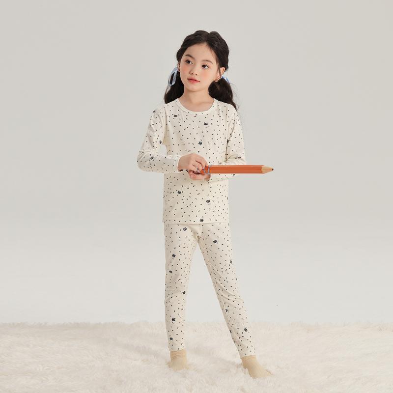 子供服 女の子 パジャマ 上下セット 綿 柔らかい 肌に優しい ガールズ ルームウェア 寝巻き 部屋着 ピンク系 オレンジ 杏色 ブルー系 140cm 150cm 160cm あったか 保温 吸湿