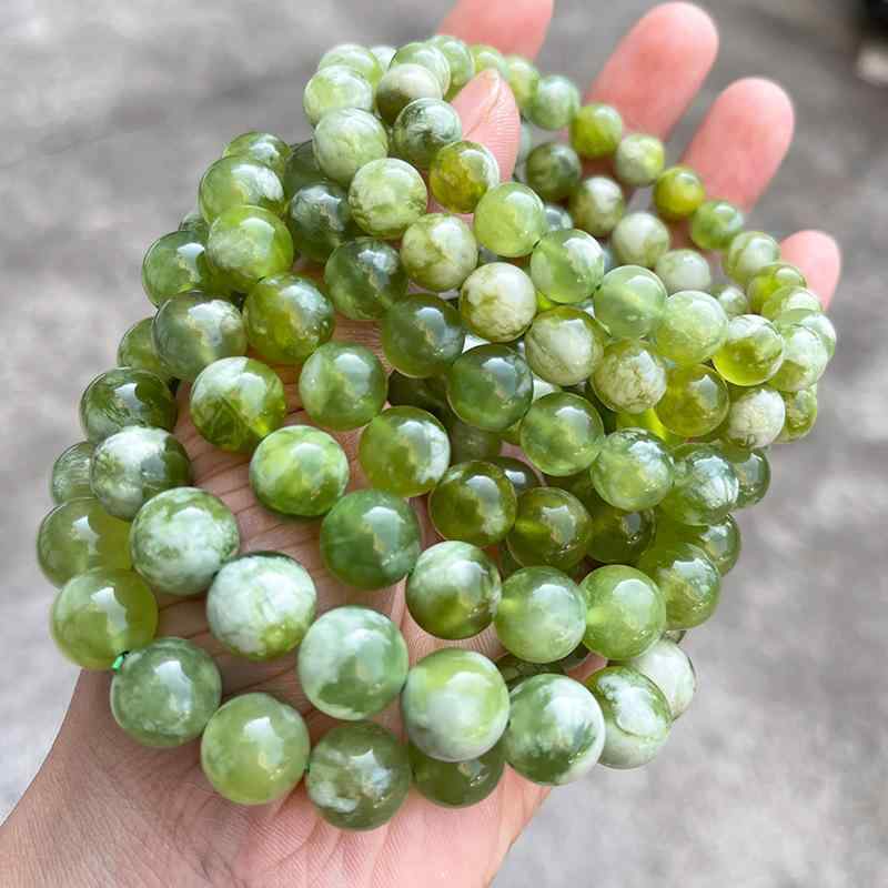 ❤️レア❗️特価　417g 岫玉　ぶどう　パワーストーン　天然石 原石 楽天市場】【 一点もの 】 岫岩石 ブレスレット 11.2mm 中国産 岫岩玉