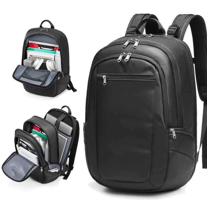 背嚢 メンズ レディース 大静電容量 軽さ 雨合羽 撥水 デイパック うしろ側容器に並べる 旅する用 心地好い 表現スタイル 男女兼用 オックスフォード布 15in マイコン納める 無地 黒いこと