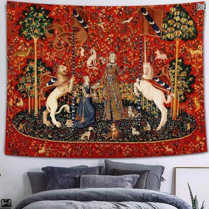 楽天市場】「臭覚」貴婦人とユニコーン（一角獣）の中世アート