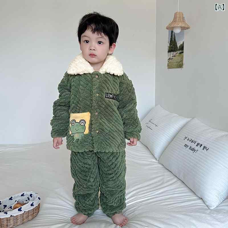 ちびっ子用パジャマ キッズ 秋冬 裏起毛 綿ネル あったか 朦々たる お坊っちゃん お嬢さん お座敷御召しもの お座敷着 100珊 110珊 120珊 130珊 140珊 ポリエステル100％