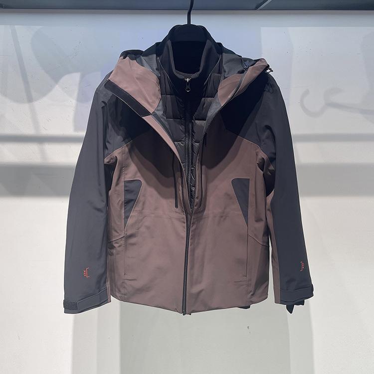 羽?服 メンズ 男性用 ?? ・靭色 アウトドア 防寒 ジャケット コート 秋冬 ポリエステル
