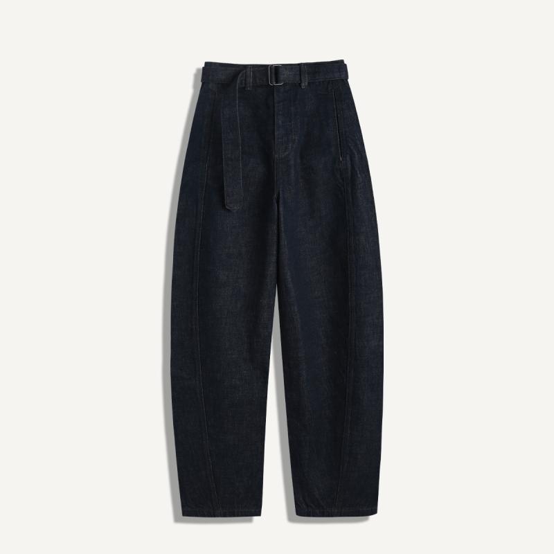 デニム レディース デニムパンツ ジーンズ 原色 ハイウエスト ワイド バナナパンツ 綿 ワークパンツ ストリート カジュアル 春夏 8,441円