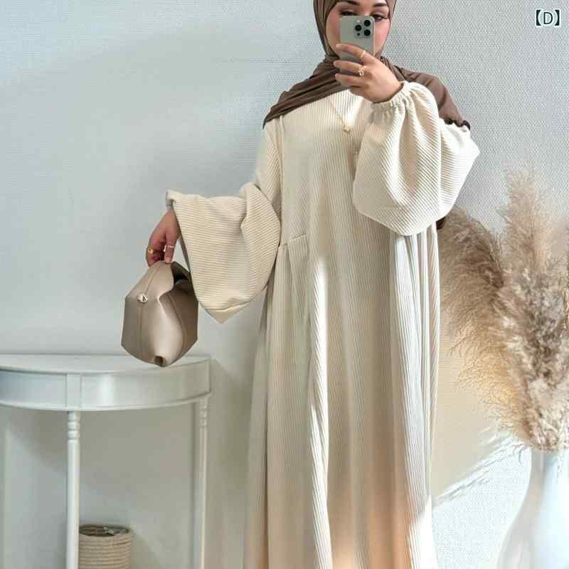 ワンピース レディース 春秋 大? ゆったり 楽ちん ロング丈 チュニック 灯芯?風 ポリエステル コールテン 土黄色 カーキ グレー オフホワイト 黒 コーヒー色 S M L XL