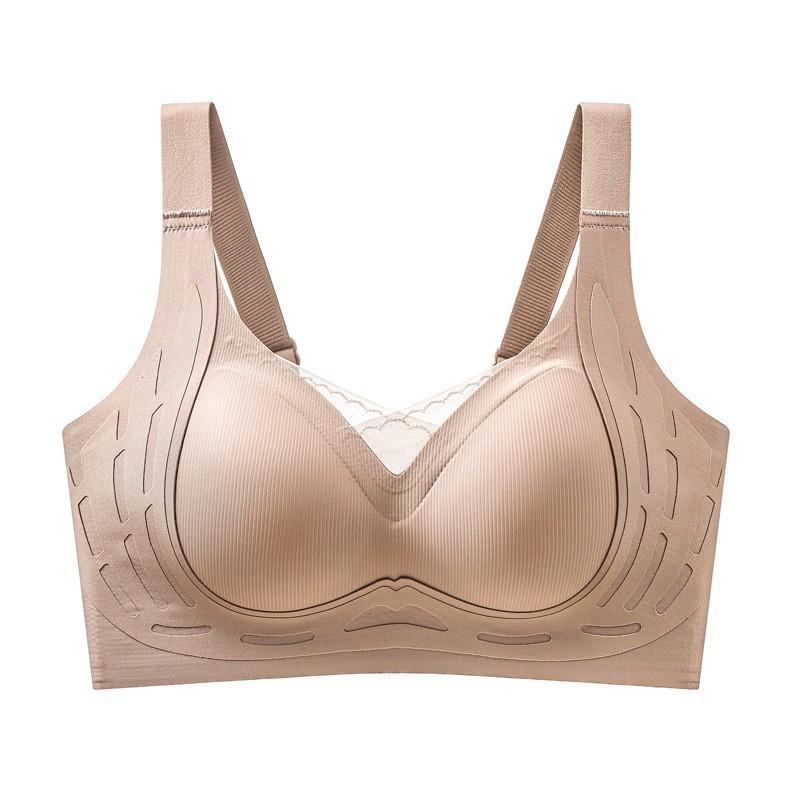 ブラジャー レディース 調整型 スポーツブラ 美背 3/4カップ ノンワイヤー 快適 聚? 通気性 大胸?小 ブラック ベージュ系 パープル