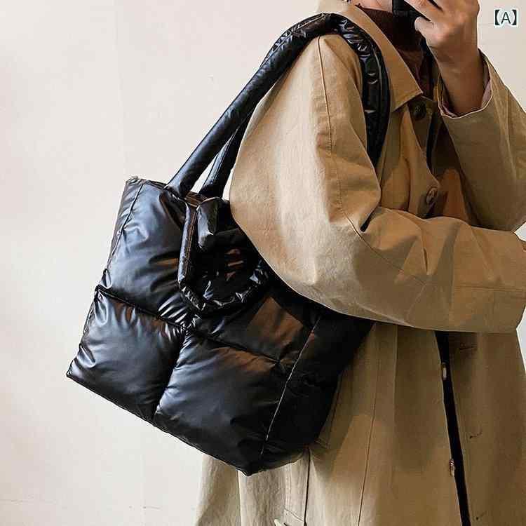 トートバッグ レディース 女性用 鞄 ファッション バッグ 斜めがけ 大容量 通勤 普段使い ブラック シルバー