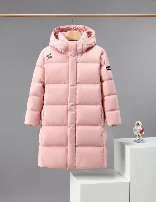 キッズ 男女兼用 ダウンジャケット 中綿入り コート ロング丈 フード付き 子供服 アウター 撥水 厚手 ピンク ブラック ネイビー ブルー グレー 120cm 130cm 140cm 150cm 160cm 170cm 31,148円