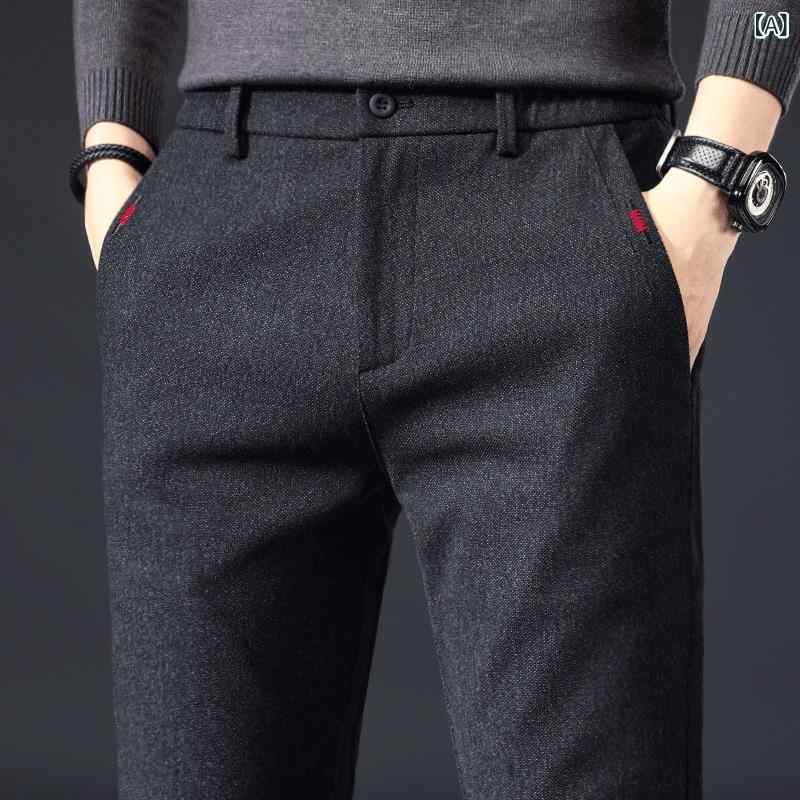 パンツ メンズ テーパードパンツ ストレッチパンツ 男性用 スラックス ロングパンツ オールシーズン ウエストゴム 普段使い