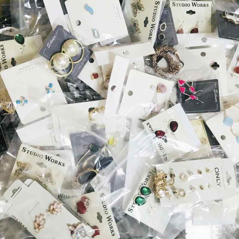 ピアス レディース イヤリング アソート シルバー925 銀針 大ぶり 韓国風 100ペア 50ペア 20ペア 10ペア 5ペア