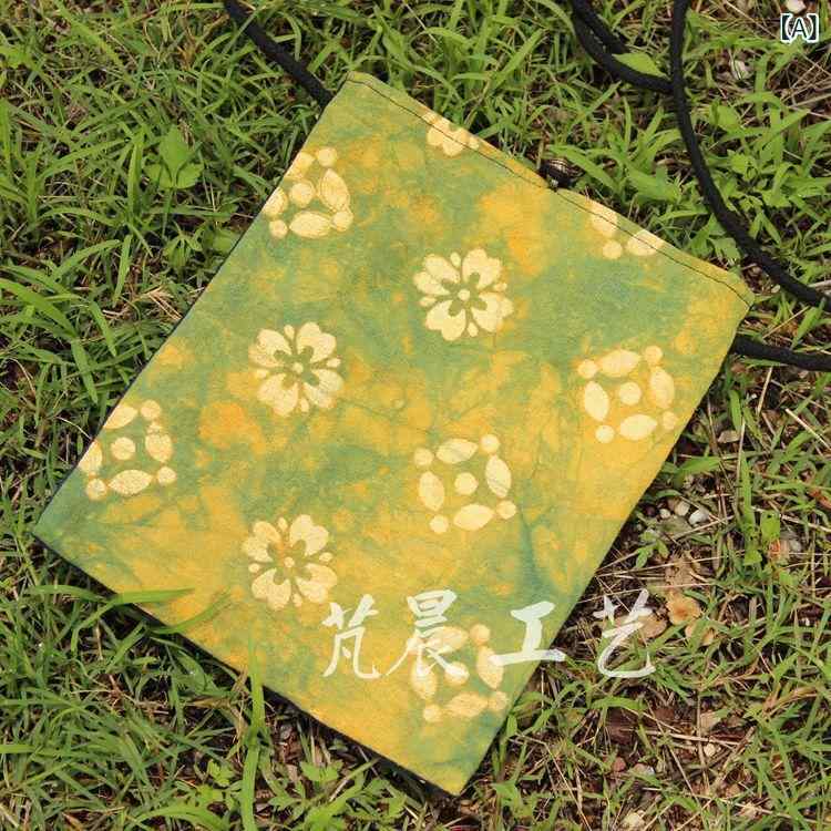 ショルダーバッグ レディース 花柄 コットン 藍染め 手刺繍 古布 パッチワーク 鞄 デイリーユース(x5)
