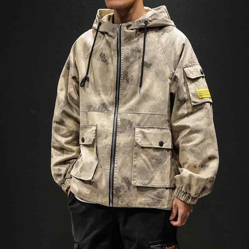 上衣 メンズ 成人男性用 変装柄 上衣 前掛け 春物 秋物 馬鹿でかい大きさ ゆったり大きさ 黄 薄墨色