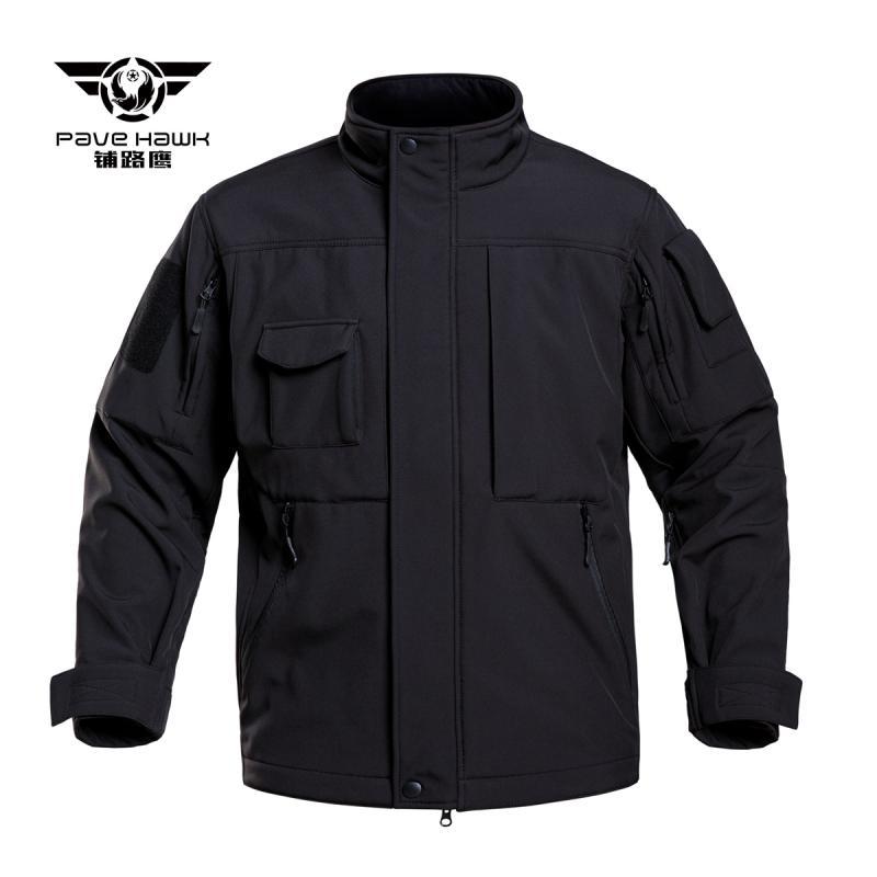 ジャケット 男女兼用 聖甲虫タクティカル ソフトシェルジャケット アウトドア 登山 防寒着 秋冬 ランニング 迷彩 ブラック系 7,111円