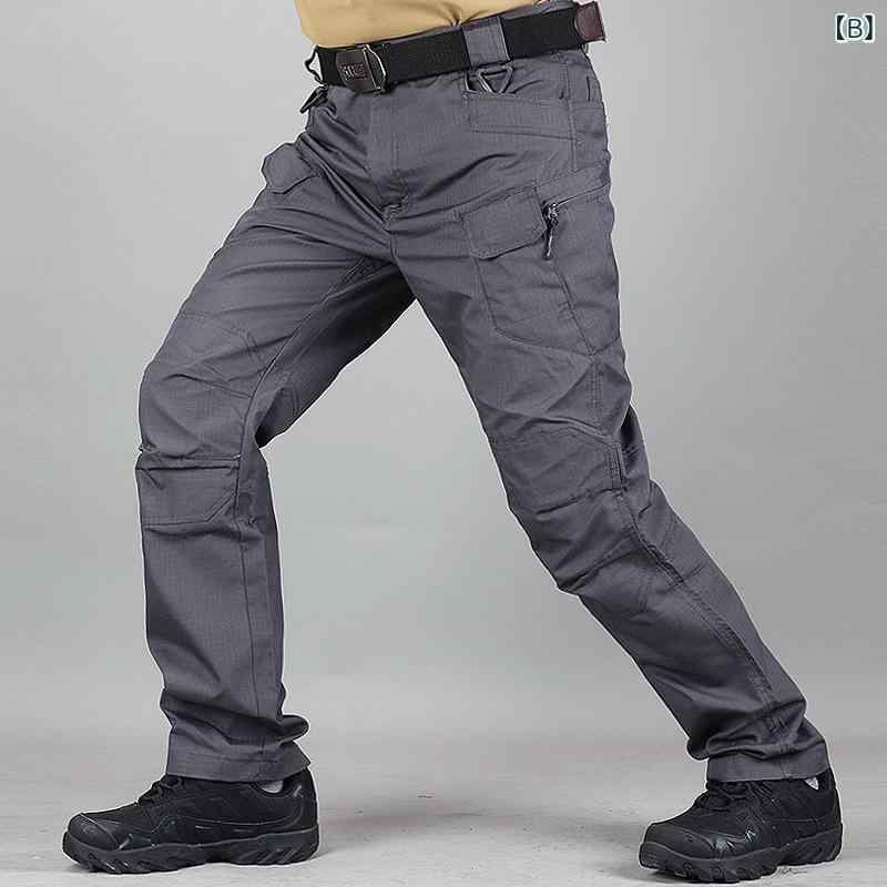 パンツ 男性用 作戦 カーゴパンツ 特勤 ロングパンツ ミリタリー 多機能 ワークパンツ アウトドア 登山 春夏 秋冬 ブラック グレー カーキ グリーン