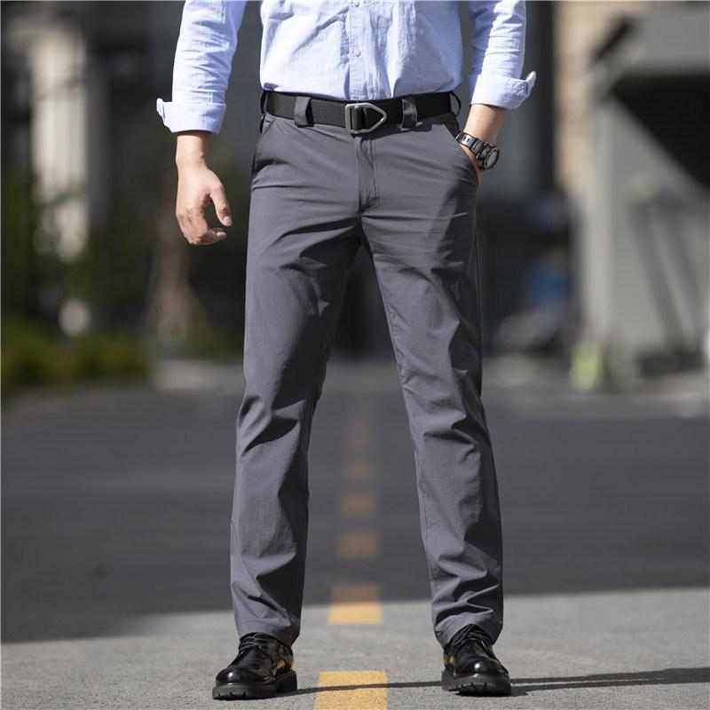 パンツ 男性用 春夏秋 ストレッチ 速乾 ワークパンツ ミリタリー カーゴパンツ 登山 アウトドア 灰色 黒