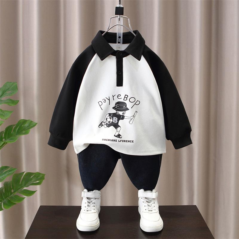 Tシャツ 子供服 男の子 長袖Tシャツ 春秋 トップス カットソー 韓国風 ボーイズ ベビー ポロシャツ 90cm 100cm 110cm 120cm 130cm 140cm 150cm 4,718円