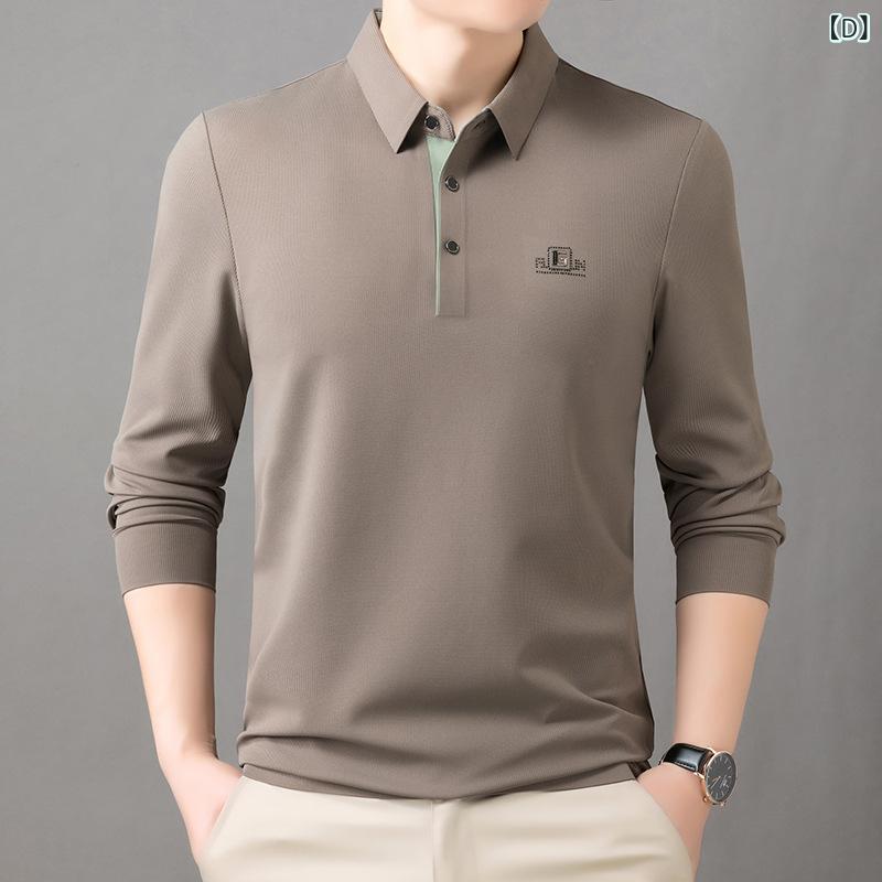Tシャツ メンズ 男性用 春秋 薄手 接触冷感 長袖 カットソー トップス 普段使い ルームウェア 無地 黒 紺 グレー カーキ ワインレッド 緑 ピンク系 白
