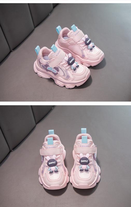 スニーカー キッズ 女の子 子供靴 防水 皮革 スポーツシューズ 厚底 運動靴 通学履き 軽量 滑り止め 春夏 秋 ピンク ブラック系