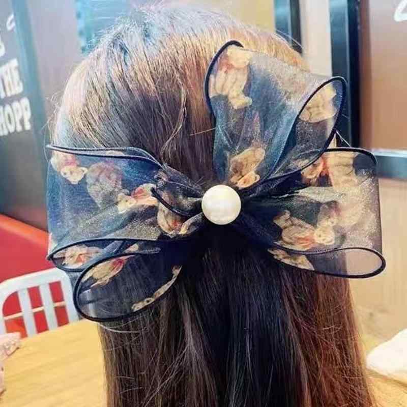 リボン レディース キッズ ヘアアクセサリー ギフトボックス 花材 靴飾り DIY 手芸 手作り くま柄 クマ柄 アニマル柄 ? チュール 薄手 9,682円