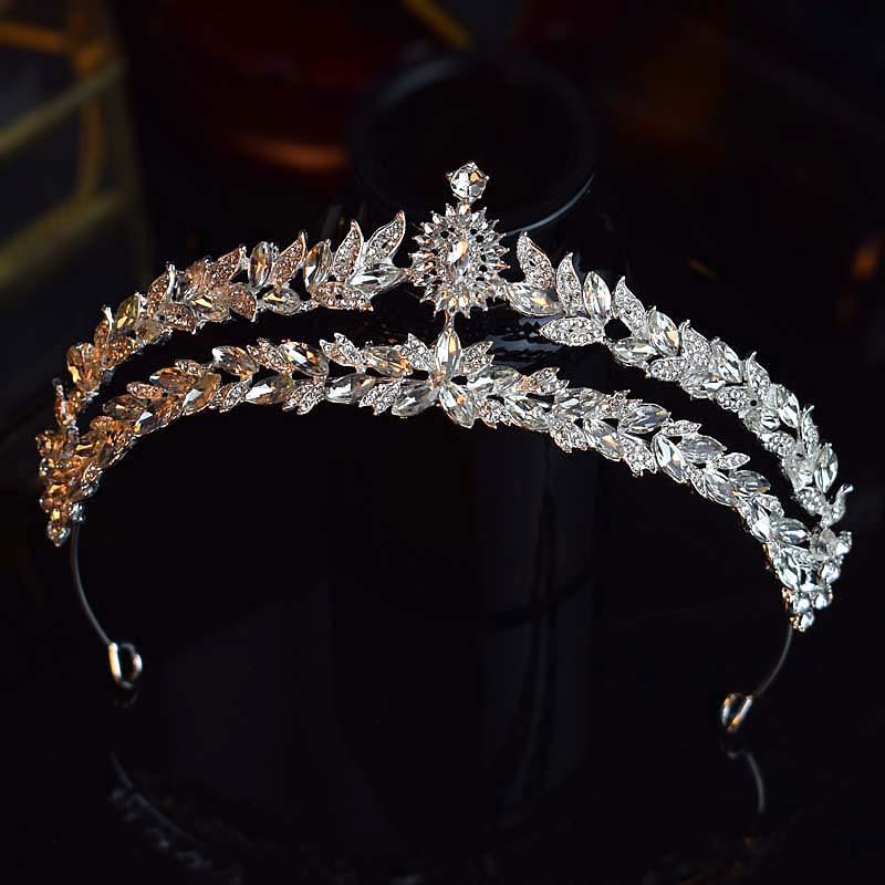ヘアアクセサリー レディース ブライダル 皇冠 クラウン ウェディング 結婚式 誕生日 パーティー 発表会 シルバー 上品 キラキラ アクセサリー