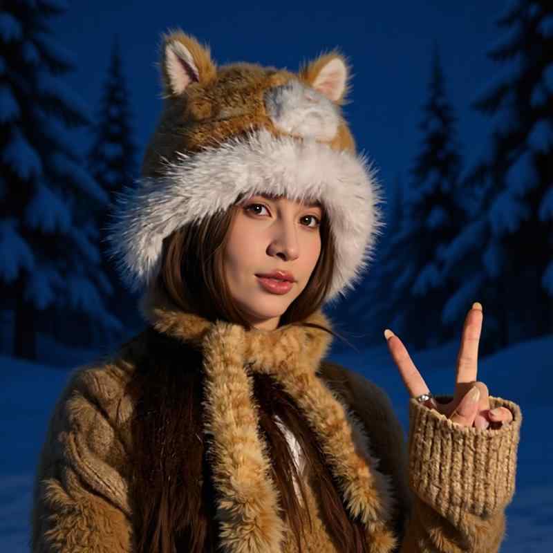 帽子 子供用 秋冬 ニット帽 マフラー 手袋 3点セット ストライプ 猫耳 暖かい かわいい 防寒 お出かけ