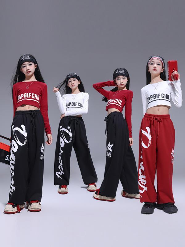子供服 ダンス衣装 女の子 ヒップホップ ジャズ 練習着 セットアップ へそ出し 鬼ステップダンス 発表会 イベント 舞台 ポリエステル 4,497円