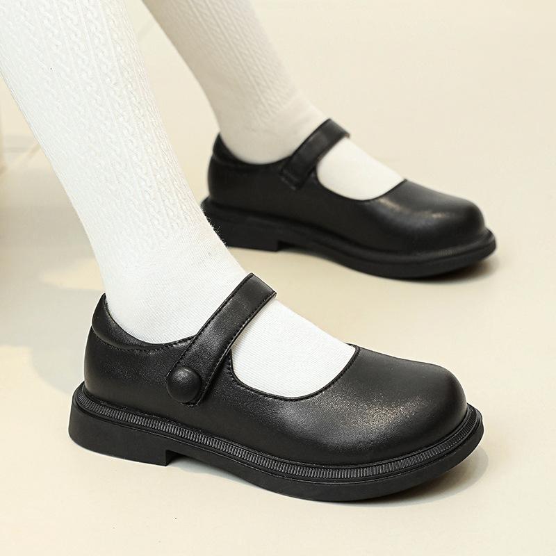 靴 キッズ 女の子 フォーマルシューズ 黒色 レザー ローファー フラットシューズ 子供靴 柔らかい 滑り止め プリンセスシューズ 発表会 演奏会 入園式 結婚式