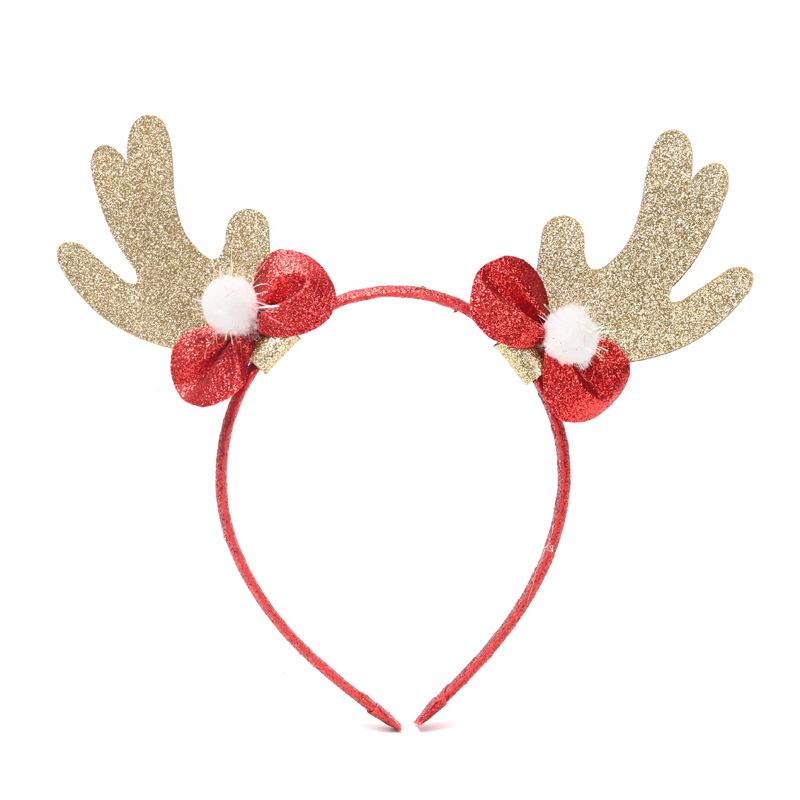 ヘアアクセサリー キッズ クリスマス カチューシャ ヘアクリップ かわいい トナカイ ヘアピン 女の子 飾り ぬいぐるみ ファッション イベント パーティー(x500)