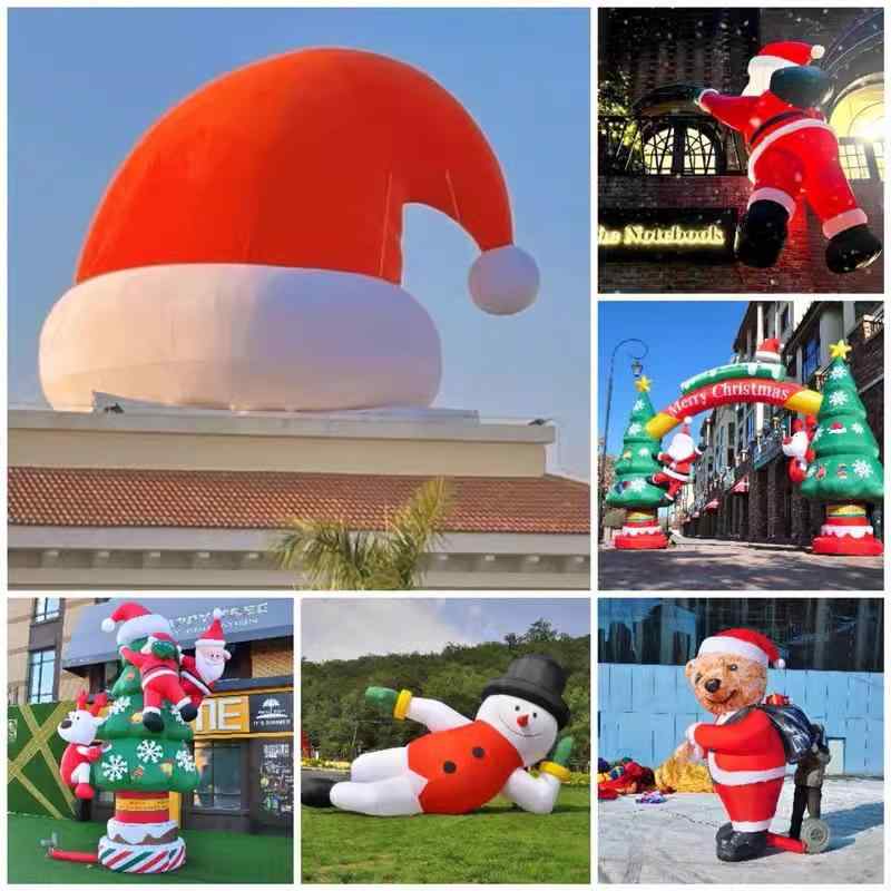 楽天市場】エアーディスプレイアーチ サンタ＆スノーマン【クリスマス