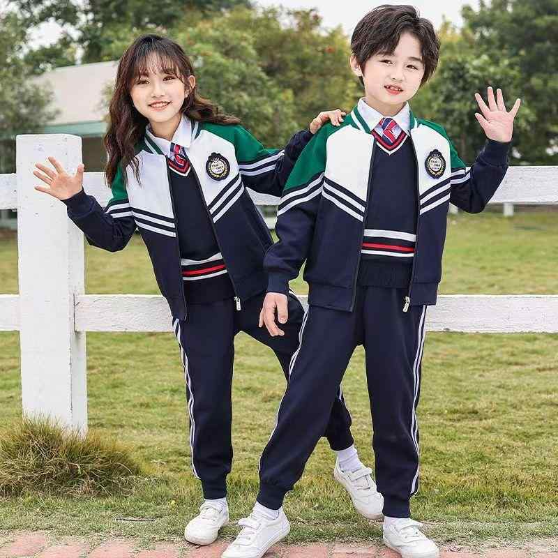幼稚園 学院制服 上下仕掛ける 長袖 プルオーバー 烏兎 運動すること着 通学着 御坊っちゃん うしろ帯 ボーイズ ガールズ 運動競技御召しもの 120 130 140 150 160 170 180 190 200(x10)