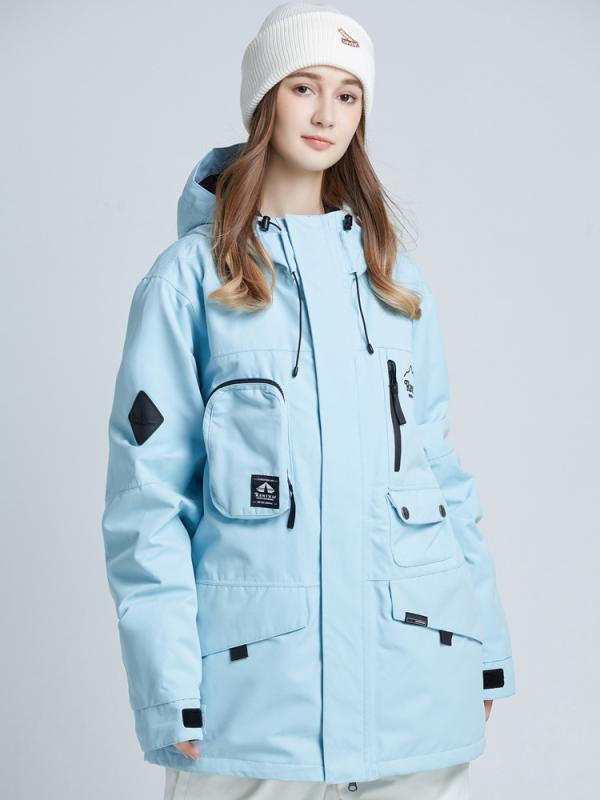 スキーの板お召しもの 男女兼用 防風 雨合羽 保温 スキーの板 上衣 アウトドア 山登り トレッキング 難民キャンプ 白 青 黄味がかった 黒(x5)