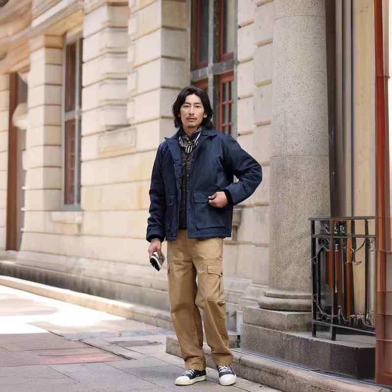ジャケット 男性用 フライトジャケット 裏ボア 厚手 防風 防寒 耐摩耗 ミリタリー 軍物 アウター ジャンパー ブルゾン 秋冬 カーキ ネイビー 紺 ベージュ(x5)