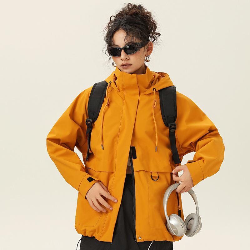 マウンテンパーカー レディース 防水 登山ウェア アウトドアジャケット 三合一 防風 防寒 アウター ジャンパー ブルゾン フリースインナー付き