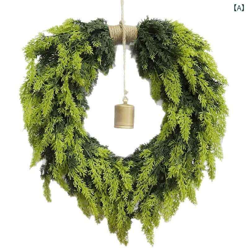クリスマス リース ドア飾り 壁飾り クリスマスベル 花輪 玄関飾り オーナメント 店舗装飾(x300)