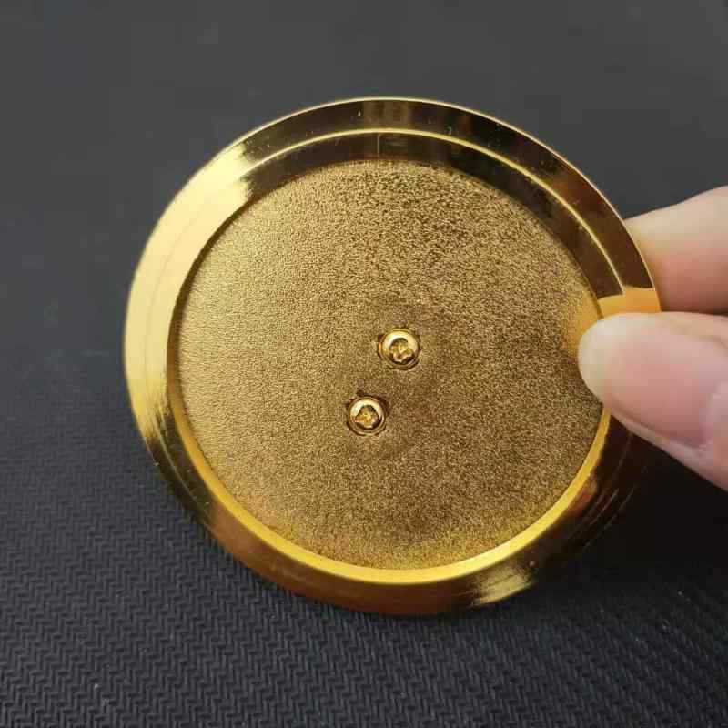 キャンドル 蓋 ふた 亜鉛合金 金属製 アロマキャンドル ティーライト用 ゴールド(x3000)