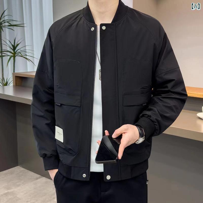 上衣 成人男性用 耐摩耗 コール天 上衣 長袖 ジップアップ 黒いこと 緑であること 馬鹿でかい大きさ 心地好い