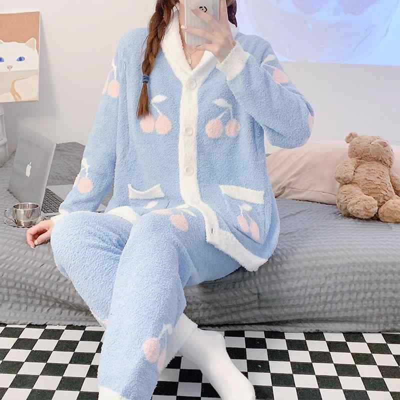 マタニティ パジャマ レディース 含ませる服 秋冬 産後 含ませる口付き添い人 妊婦服 朦朦たる あったか フリース 前車のドア 襟なし 無地 分かりやすい 御部屋着 御部屋御召しもの 馬鹿でかい大いさ