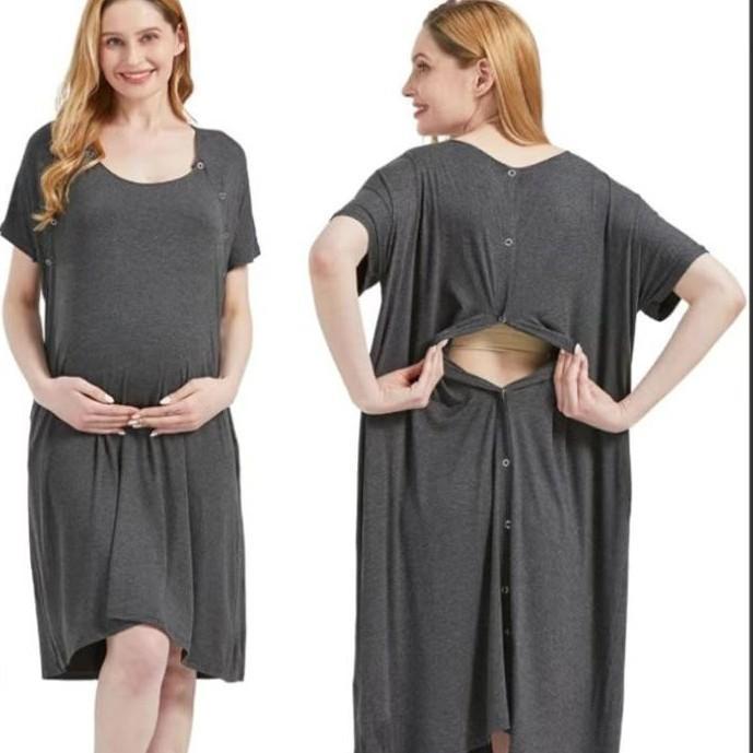 マタニティウェア 授乳服 産褥ショーツ 産後ウェア 部屋着 カーディガン モダール オープンフロント ピンク ブルー ブラック グレー 花柄 春夏 秋冬