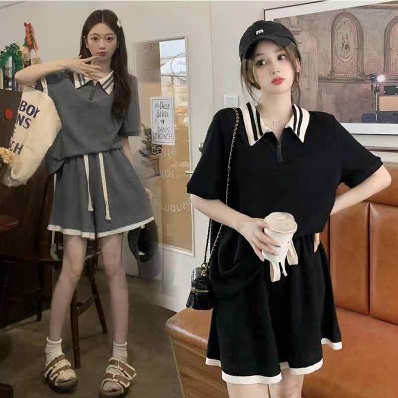 授乳服 レディース 半袖 Tシャツ トップス ニット 2点セット 産後 マタニティウェア ゆったり リラックス ウェア 春夏 かわいい 普段使い