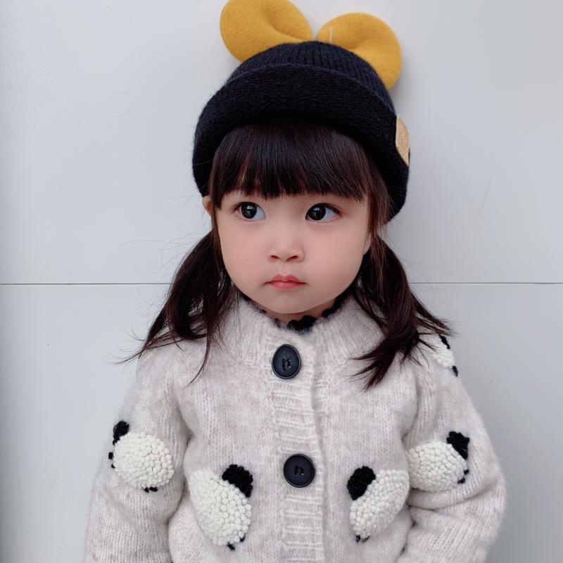 キッズ ジレー 長袖 編み物 プルオーバー お坊っちゃん お嬢さん ちびっ子服 羊毛 刺しゅう 80 90 100 110 120 130珊 歳 秋冬