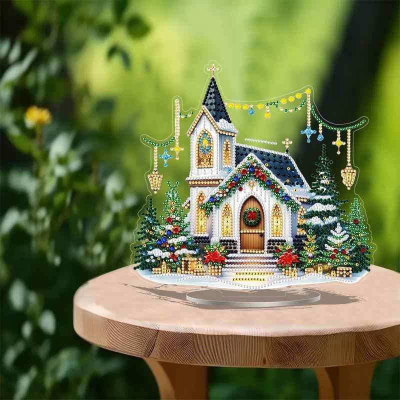ダイヤモンドアート 手作り キット リビング ベッドルーム 壁飾り 城 風景 アクセント 軽奢