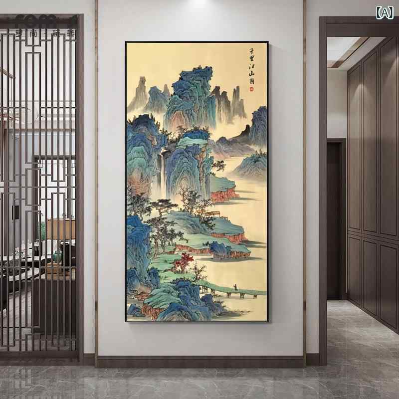 ダイヤモンドアート リビング 玄関 山水風景画 クロスステッチ 手作り キット DIY ビーズ刺繍 ダイヤモンドペインティング フルダイヤモンド 粘着性 初心者向け リハビリ｜トミーショップ 店