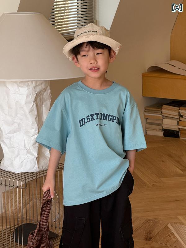 キッズ Tシャツ 半袖 春夏 子供服 男の子 プリント カットソー トップス 吸湿速乾 普段着 通園 通学 100 110 120 130 140 グリーン