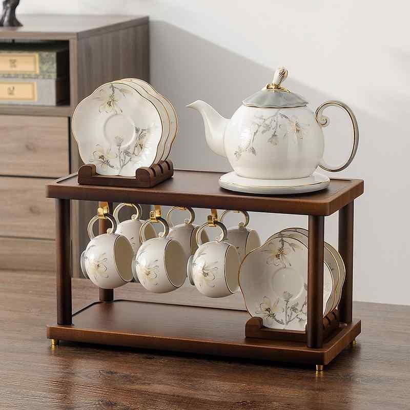 茶器セット 茶壺 茶杯 ティーセット セラミック製 中国風 アフタヌーンティー ラグジュアリー ギフト ボックス入り 12,672円