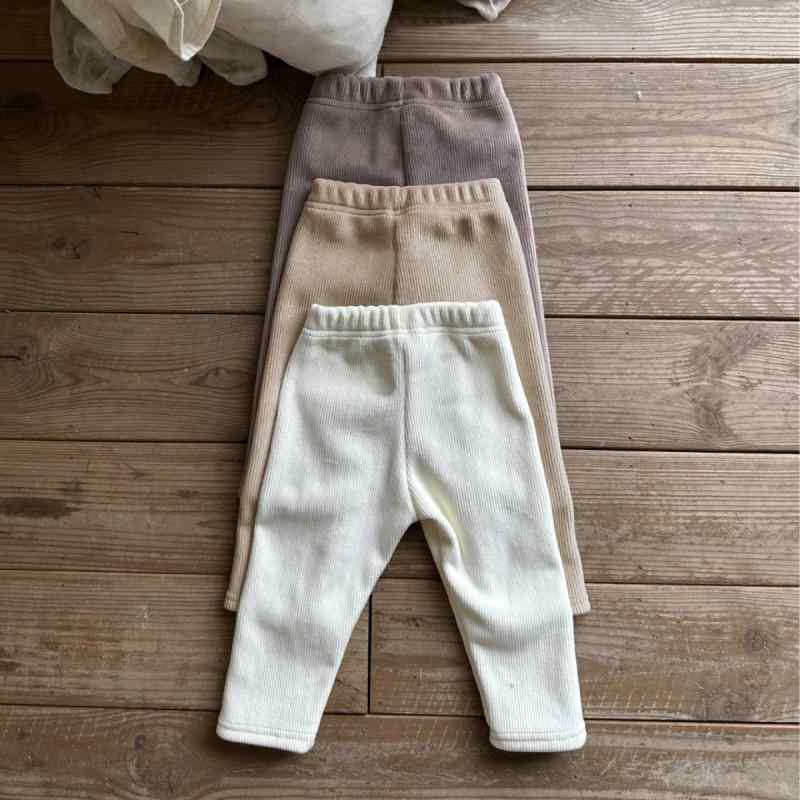 ベビー服 男女兼用 裏起毛 パンツ 厚手 レギンス ストレッチパンツ ズボン 乳幼児 秋冬 66cm 73cm 80cm 90cm 普段使い