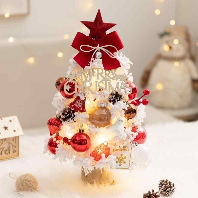 クリスマスツリー 45cm 白色 植毛 デコレーション 卓上 ミニサイズ DIY ピンク レッド ゴールド 4,946円