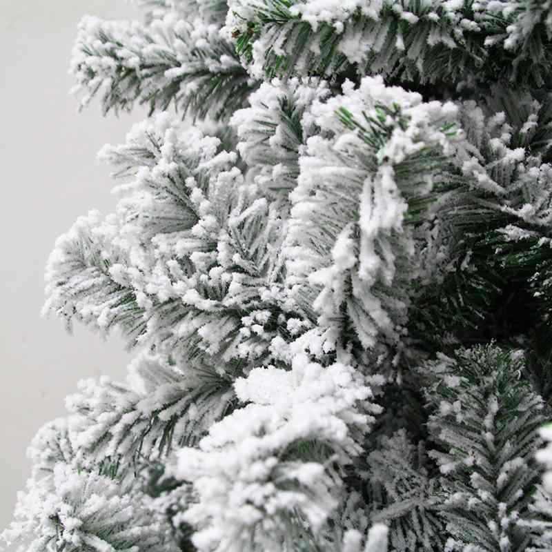 クリスマスツリー 白色 卓上 植毛 雪付き 1.5m 1.8m 2.1m 2.4m 3m 4m PVC デコレーション イベント パーティー｜トミーショップ 店