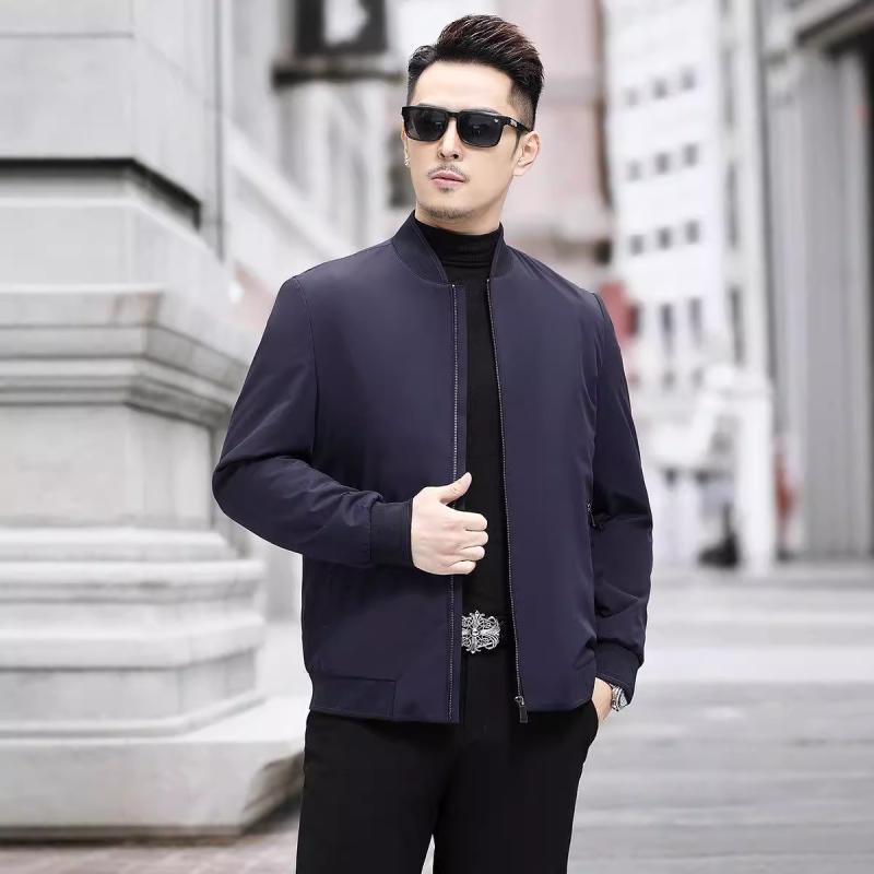 上衣 成人男性用 防寒着 桑蚕? 綿入り口・入口 照明ランプ色合い 上衣 秋冬 無地 普段使い走り アウター