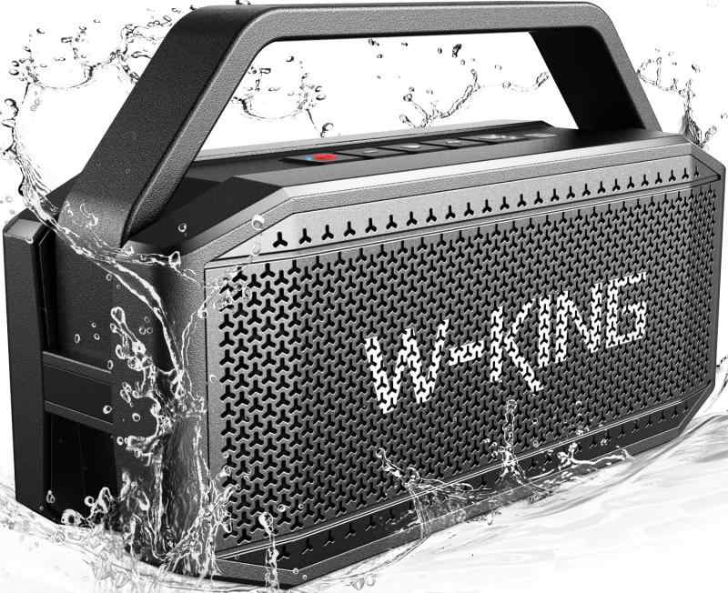 ぶるーとゅーす 金棒引き W-KING 60W RMS 100W黄金時代、金棒引き bluetooth 無線電話 携帯型重低音部、IPX6雨合羽戸外無線電話金棒引き、Bluetooth 5.0、True Wireless Stereo、40第四次元再 その他-家電